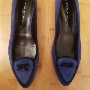 NEW NEVER BEEN WORN Navy Suede Skimmer